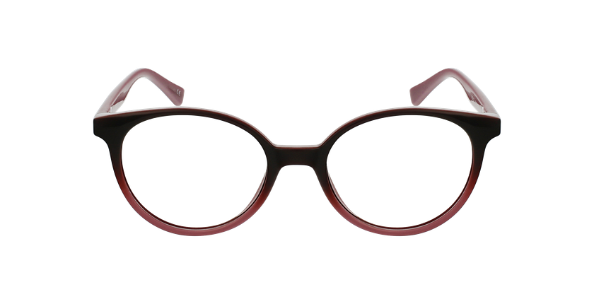 Lunettes de vue enfant RZERO25 rose/marron - Vue de face