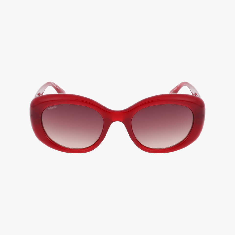 Lunettes de soleil femme GRAZIA rouge - Vue de face