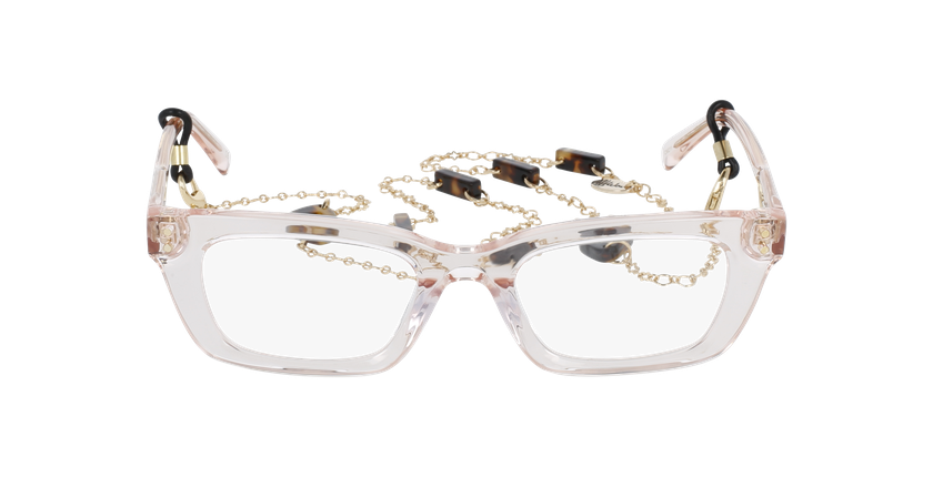 Lunettes de vue femme CARACTÈRES CRÉATIVE rose - Vue de face
