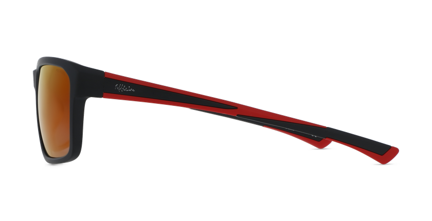 LUNETTES DE SOLEIL homme TRAVIS noir - Vue de face