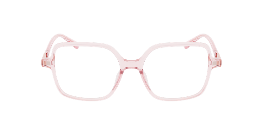 Lunettes de vue femme JOHANA rose - Vue de face