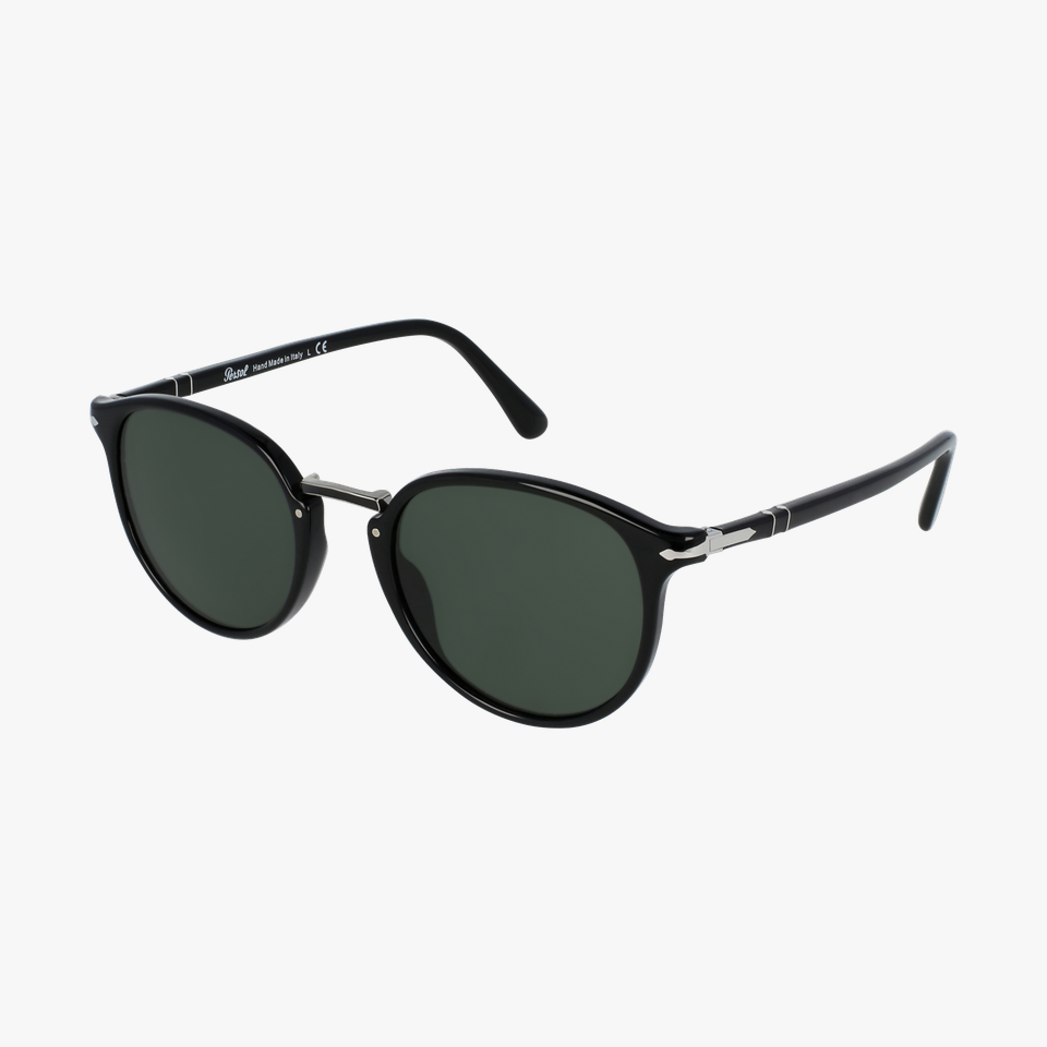 Lunettes de soleil homme PO3210S noir - Vue de 3/4