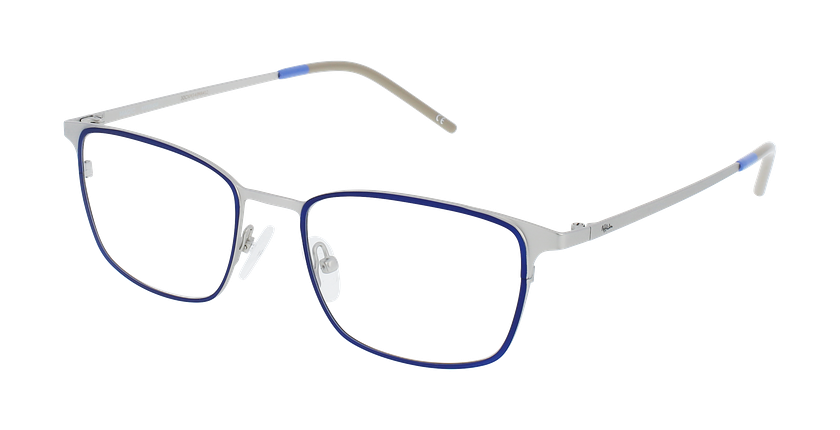 Lunettes de vue homme MAGIC 156 bleu marine/argenté - Vue de face