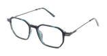 Lunettes de vue homme MAGIC260 écaille/vert - Vue de face