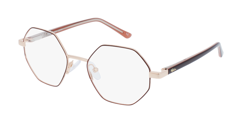 LUNETTES DE VUE enfant MAGIC JUDITH rouge/doré - Vue de face