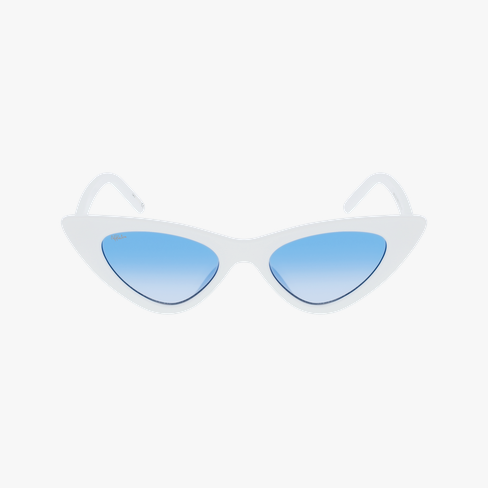 Lunettes de soleil femme LILO blanc Vue de face