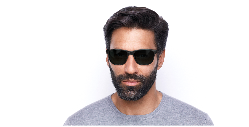 LUNETTES DE SOLEIL homme BARROS écaille/noir - Vue de face