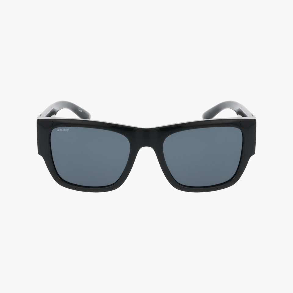 Lunettes de soleil homme BARTOLO noir - Vue de face