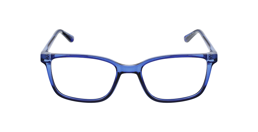 Lunettes de vue enfant RZERO24 bleu cristal/noir - Vue de face
