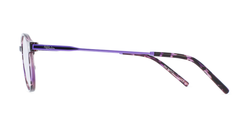 LUNETTES DE VUE femme MAGIC MAREVA écaille/violet - Vue de face