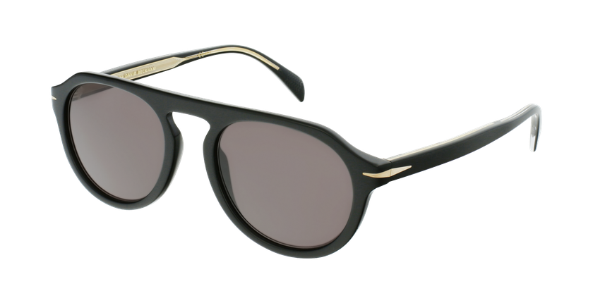 LUNETTES DE SOLEIL homme DB 7009/S noir - vue de 3/4