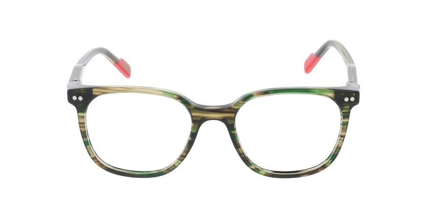 Lunettes de vue enfant 6 vert - Vue de face