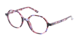 Lunettes de vue enfant CALIE écaille/violet - Vue de face