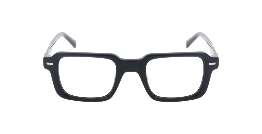 Lunettes de vue homme CARACTÈRES SPONTANE noir - Vue de face