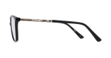 Lunettes de vue femme MAGIC255 noir/dorée - Vue de face