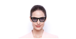 LUNETTES DE SOLEIL femme SL M103/F noir - Vue de face