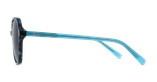 LUNETTES DE VUE enfant VIOLETTE turquoise/noir - Vue de face