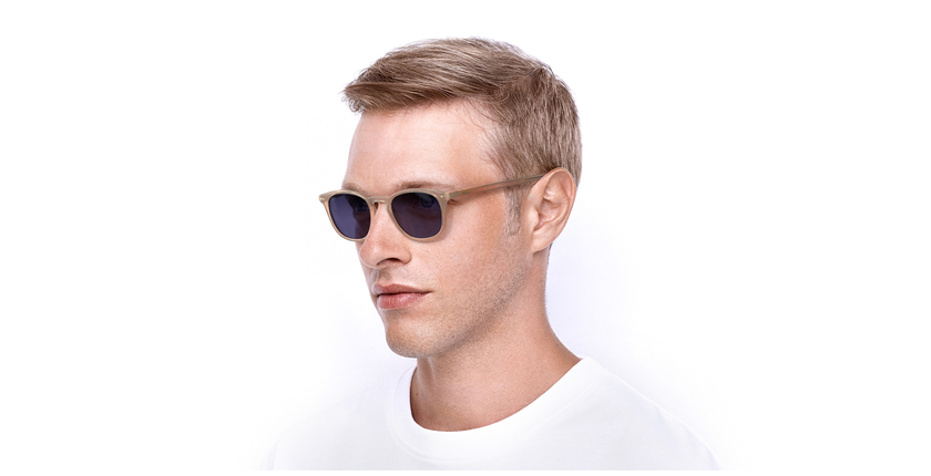 Lunettes de vue FORTY solaire Rose +2.50 rose - Vue de 3/4