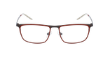 Lunettes de vue homme MAGIC 157 rouge/gris - Vue de face