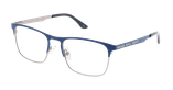 Lunettes de vue homme HUGOLIN bleu - Vue de face
