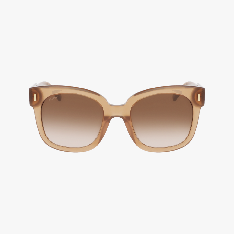 Lunettes de soleil femme TIMIDE marron - Vue de face