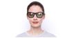 LUNETTES DE SOLEIL femme ERIS gris - Vue de face