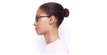 LUNETTES DE VUE BLUE BLOCK 1 MIXTE bleu - Vue de côté