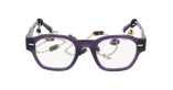 Lunettes de vue femme CARACTÈRES AUTHENTIQUE violet - Vue de face