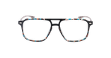 Lunettes de vue homme MAGIC245 écaille bleu/bleu - Vue de face