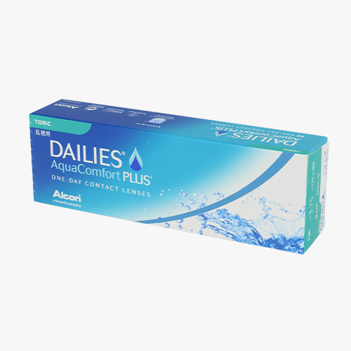 Lentilles de contact Dailies AquaComfort Plus Toric 30L - Vue de face