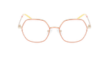 Lunettes de vue femme MAGIC 153 orange/corail mat - Vue de face