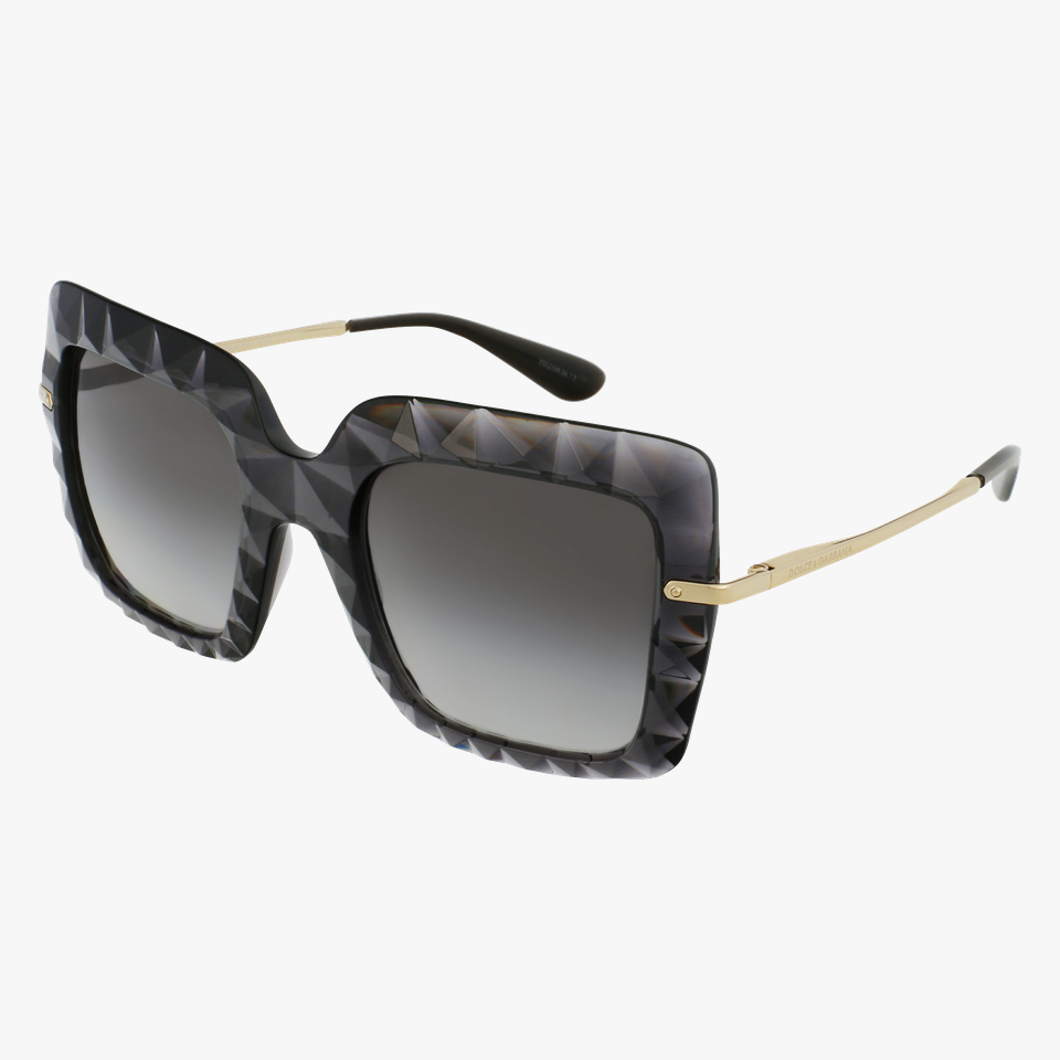 Lunettes de soleil femme 0DG6111 gris/dorée - Vue de face