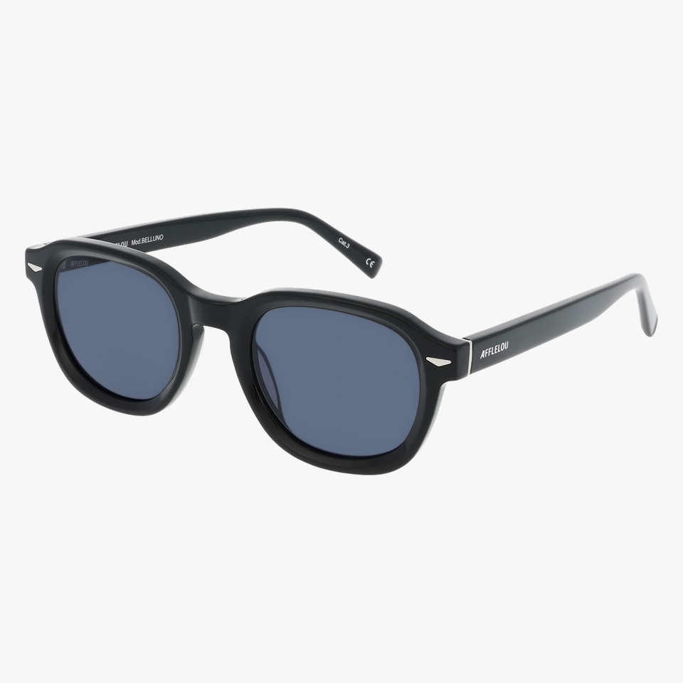 Lunettes de soleil homme BELLUNO noir - Vue de face