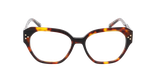 Lunettes de vue femme CARACTÈRES RAFFINÉE écaille - Vue de face