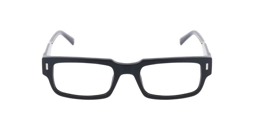 Lunettes de vue homme CARACTÈRES AMBITIEUX noir - Vue de face