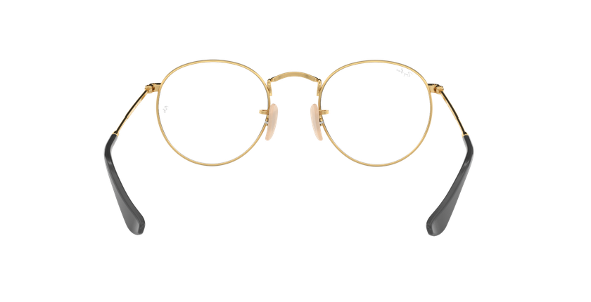 Lunettes de vue 0RX3447V dorée/noir - Vue de face