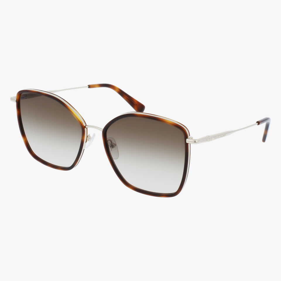 Lunettes de soleil femme LO685S dorée - Vue de face