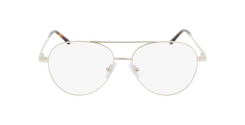 LUNETTES DE VUE homme MAGIC MAVERICK doré/noir - barre métallique - Vue de face