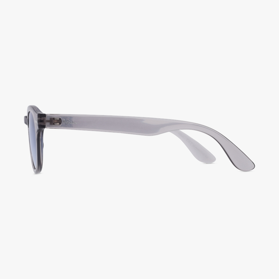 Lunettes de soleil YUMA blanc/gris - Vue de face