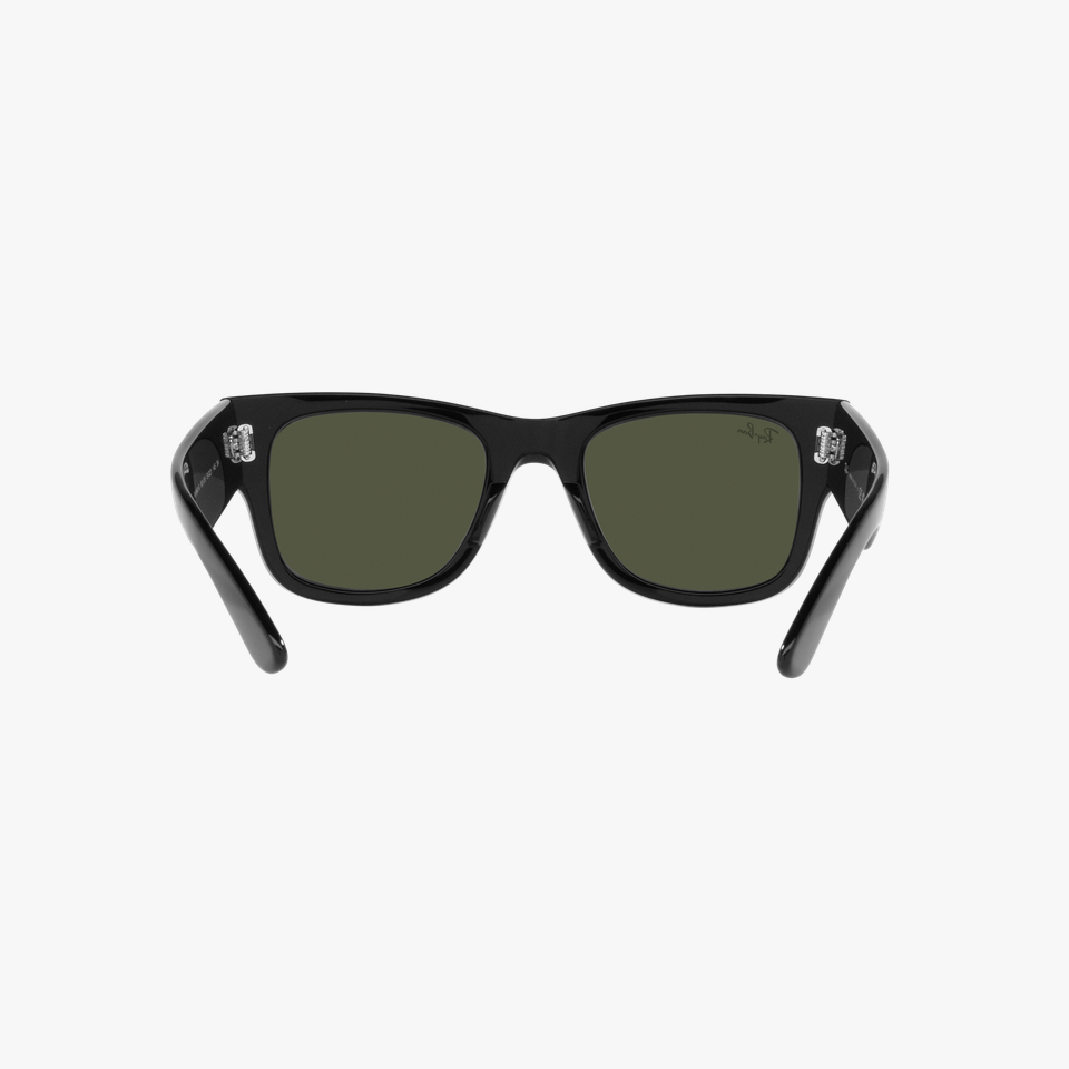 Lunettes de soleil Mega Wayfarer RB0840S noir - Vue de face