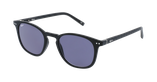 Lunettes de vue FORTY solaire Noire +3.00 noir/noir - Vue de 3/4