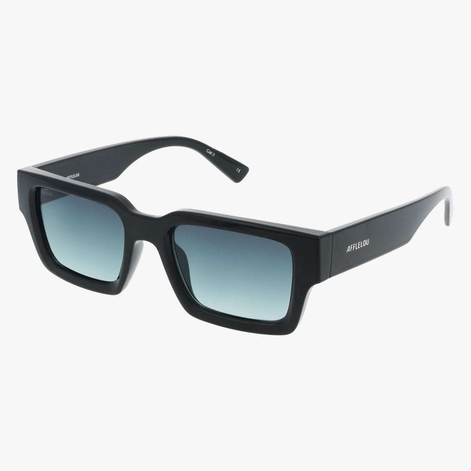 Lunettes de soleil SANTAFE noir - Vue de face