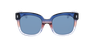 Lunettes de soleil femme TIMIDE bleu/bleu dégradé