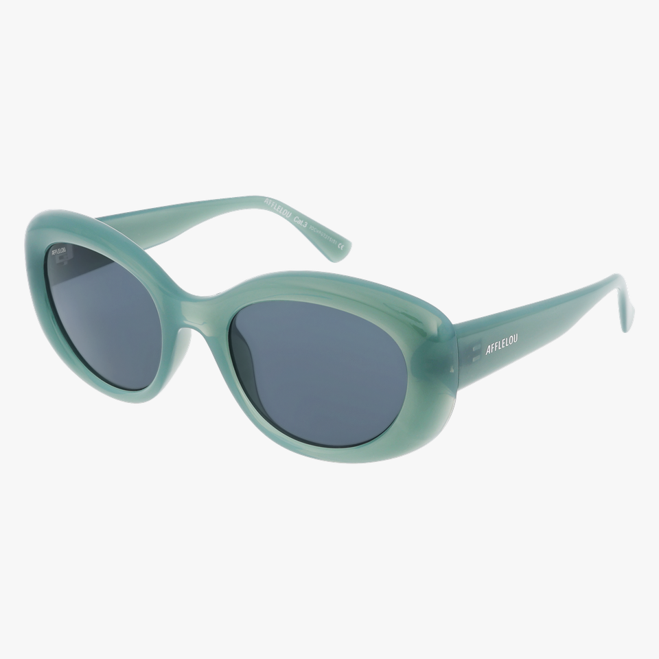 Lunettes de soleil femme GRAZIA vert - Vue de face