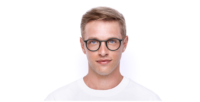LUNETTES DE VUE homme TH1845 noir - Vue de face