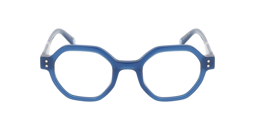 Lunettes de vue femme CARACTÈRES PERSUASIVE bleu - Vue de face