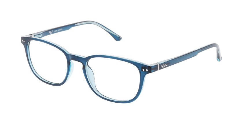 Lunettes de vue enfant SAWYER bleu - Vue de face