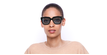 LUNETTES DE SOLEIL femme GG1048S noir - Vue de face