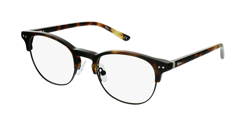 LUNETTES DE VUE enfant DUDE écaille/noir - vue de 3/4