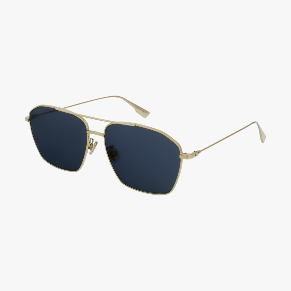 Lunettes de soleil femme STELLAIRE14F dorée/écaille - Vue de 3/4